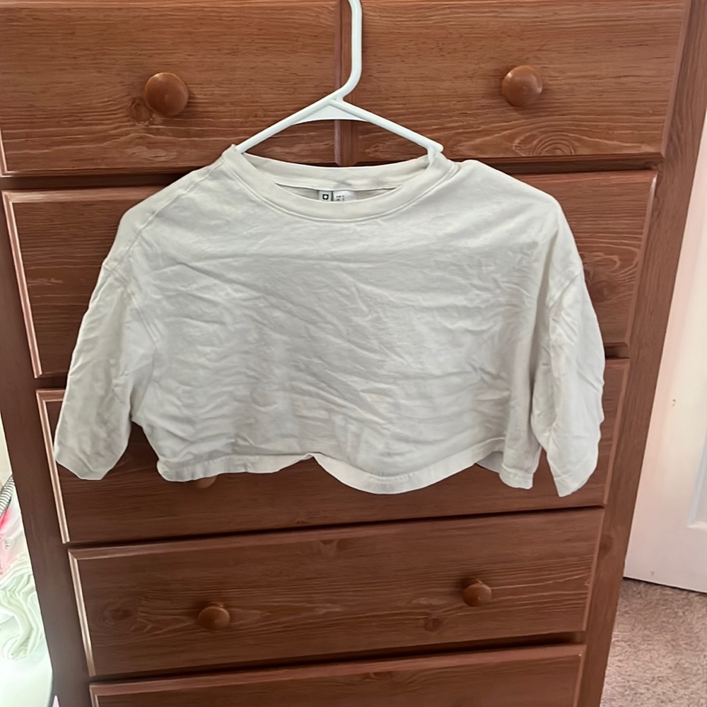 White, Super Cropped, No pockets